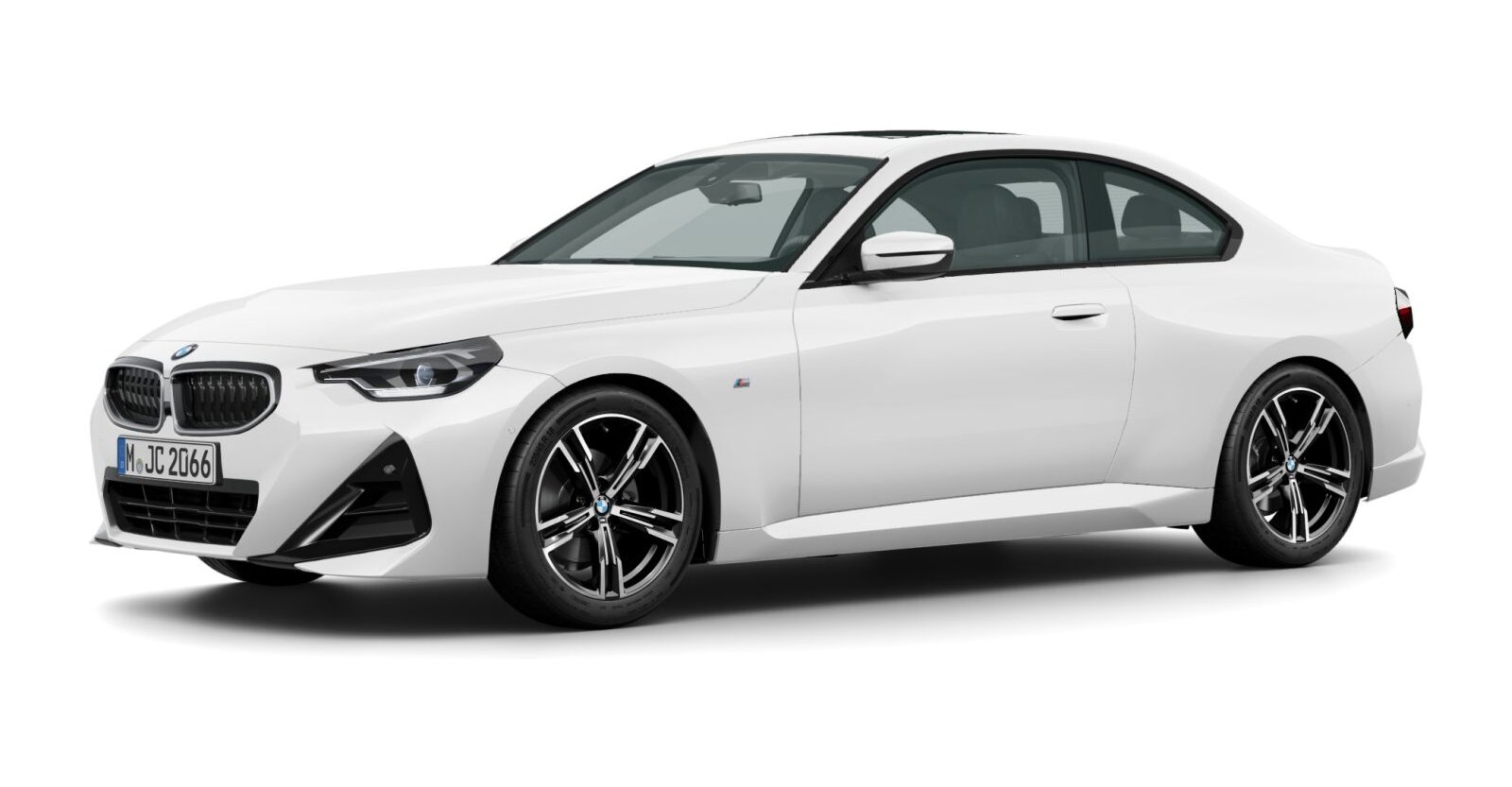 BMW BMW 2er in Weiß von vorne BMW BMW 2er in Weiß von vorne