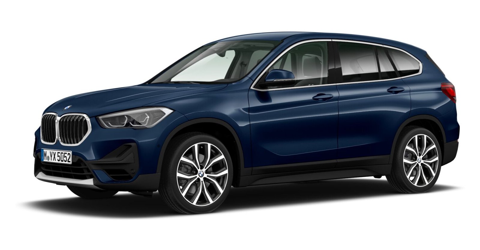 BMW BMW X in Blau von vorne BMW BMW X in Blau von vorne