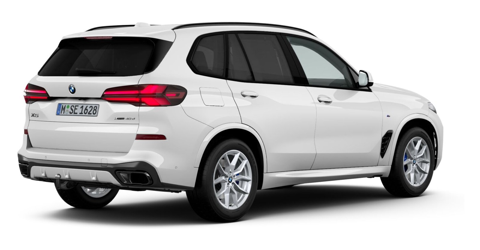 BMW BMW X in Weiß von hinten BMW BMW X in Weiß von hinten