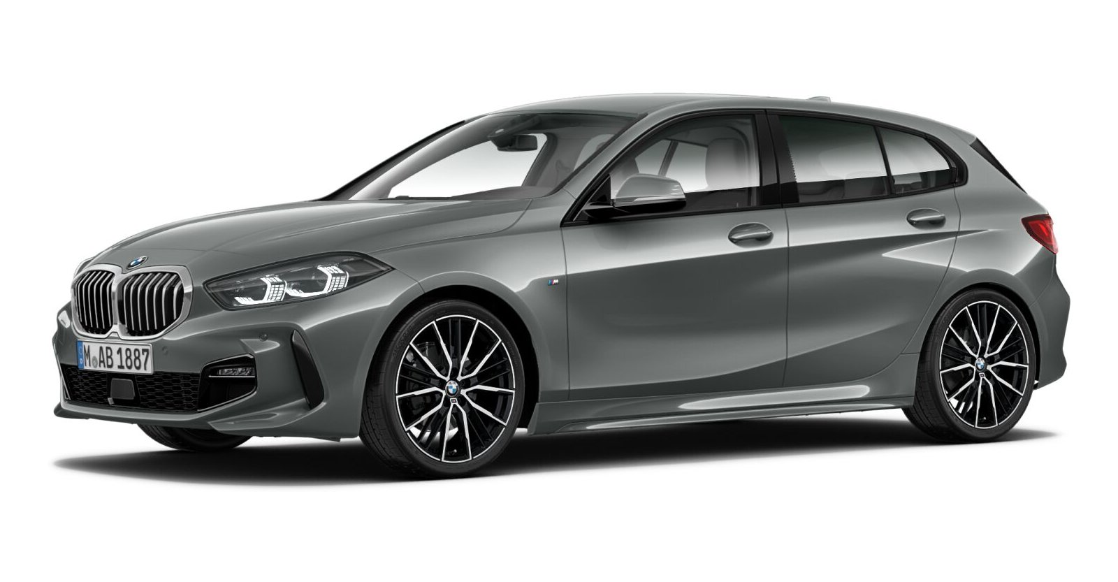 BMW BMW 1er in Grau von vorne BMW BMW 1er in Grau von vorne