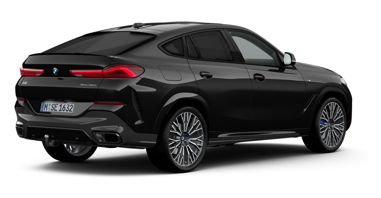 BMW BMW X in Schwarz von hinten BMW BMW X in Schwarz von hinten