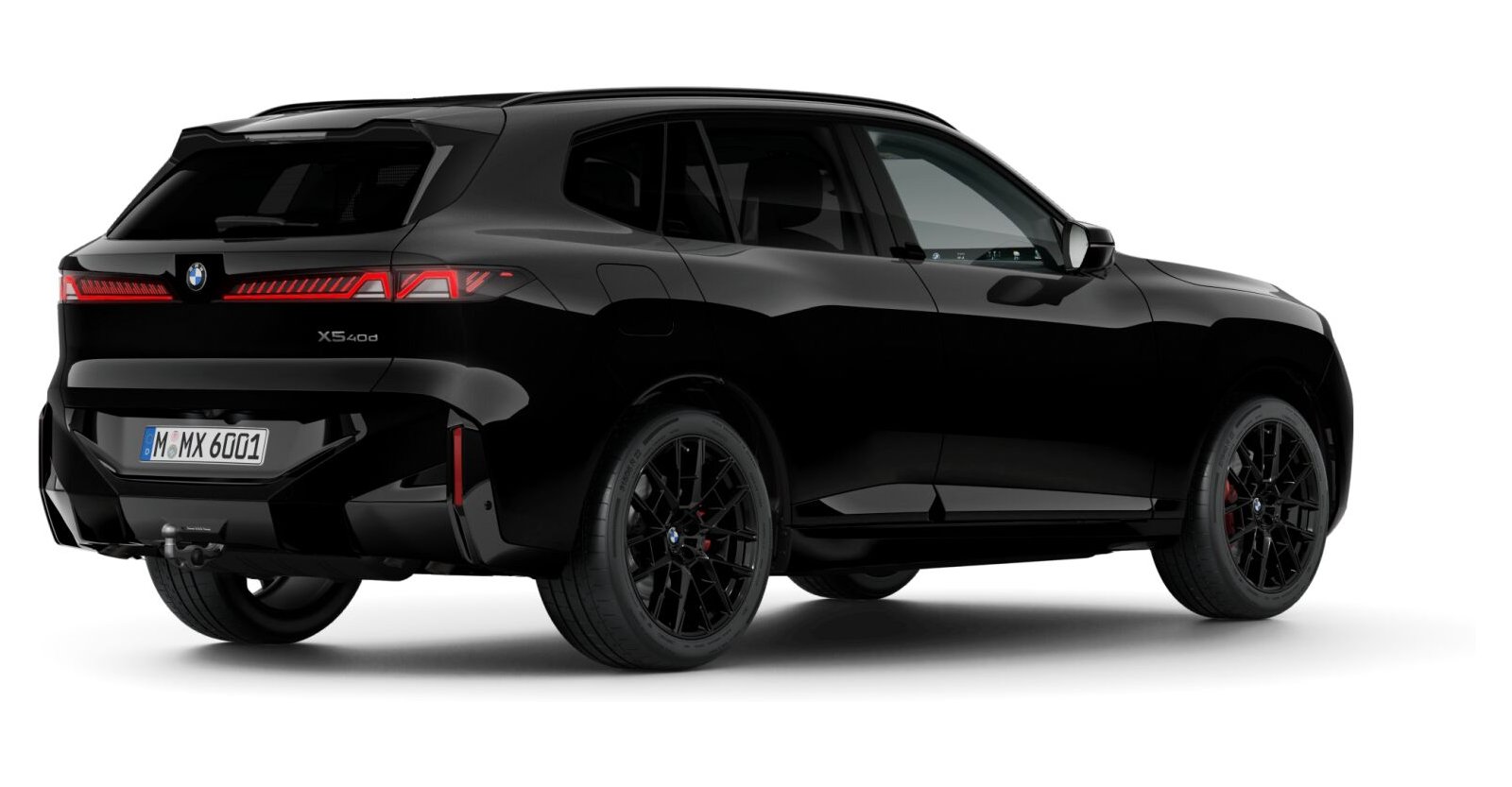 BMW BMW X in Schwarz von hinten BMW BMW X in Schwarz von hinten
