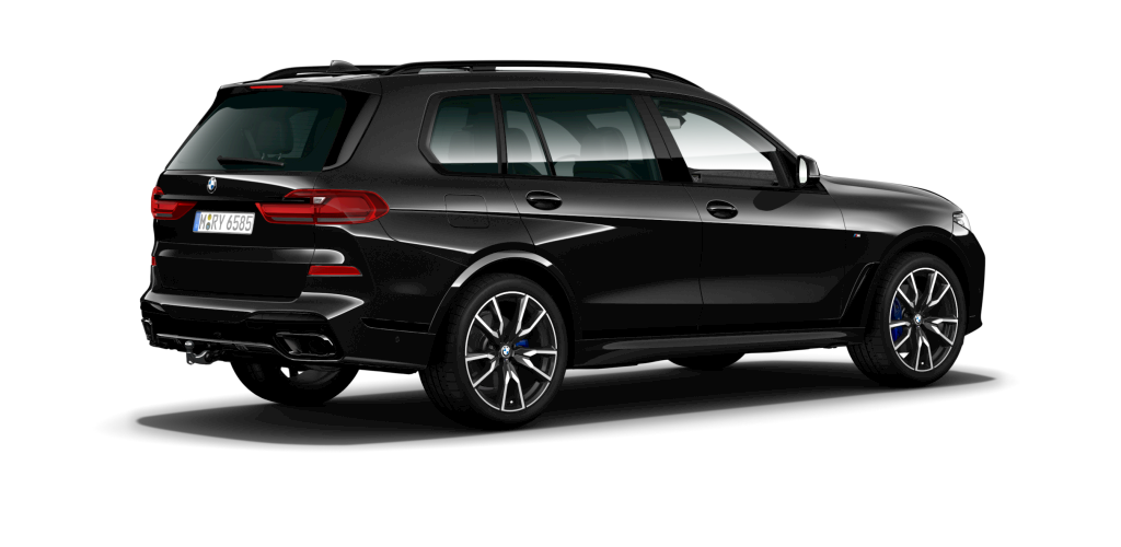 BMW BMW X in Schwarz von hinten BMW BMW X in Schwarz von hinten