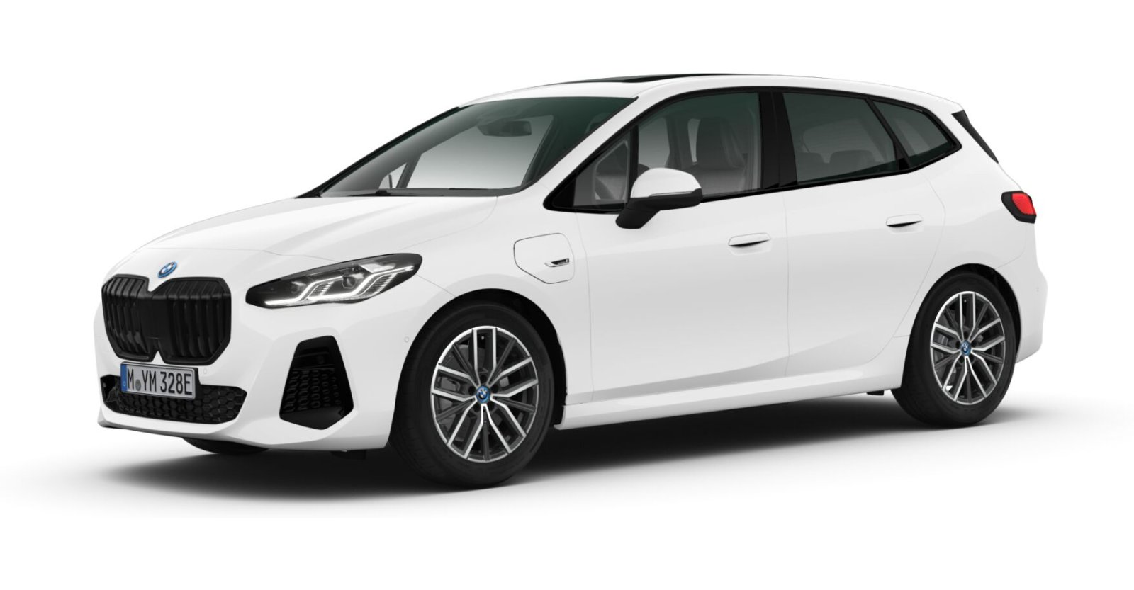 BMW BMW 2er in Weiß von vorne BMW BMW 2er in Weiß von vorne