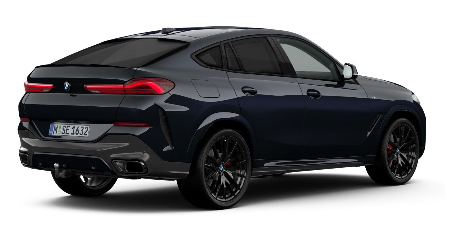 BMW BMW X in Schwarz von hinten BMW BMW X in Schwarz von hinten