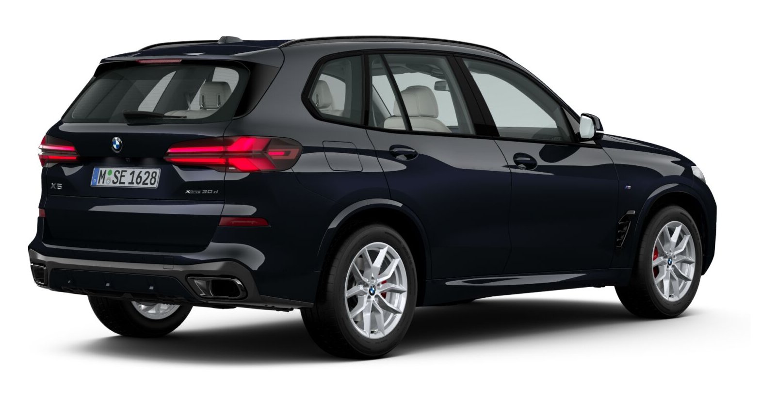 BMW BMW X in Schwarz von hinten BMW BMW X in Schwarz von hinten