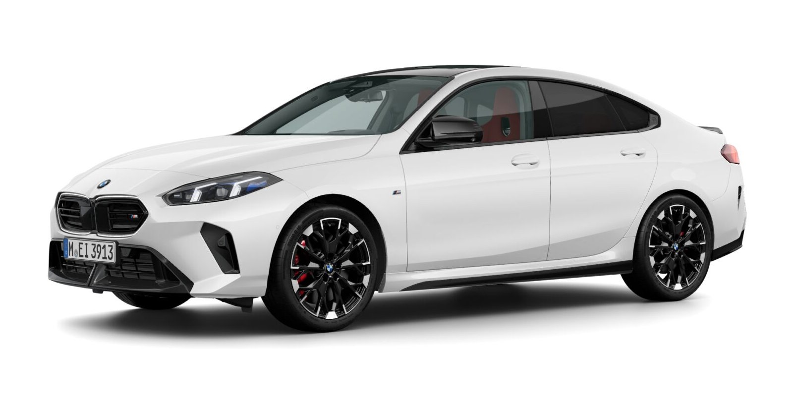 BMW M235 xDrive Gran Coupe in Weiß von vorne BMW M235 xDrive Gran Coupe in Weiß von vorne
