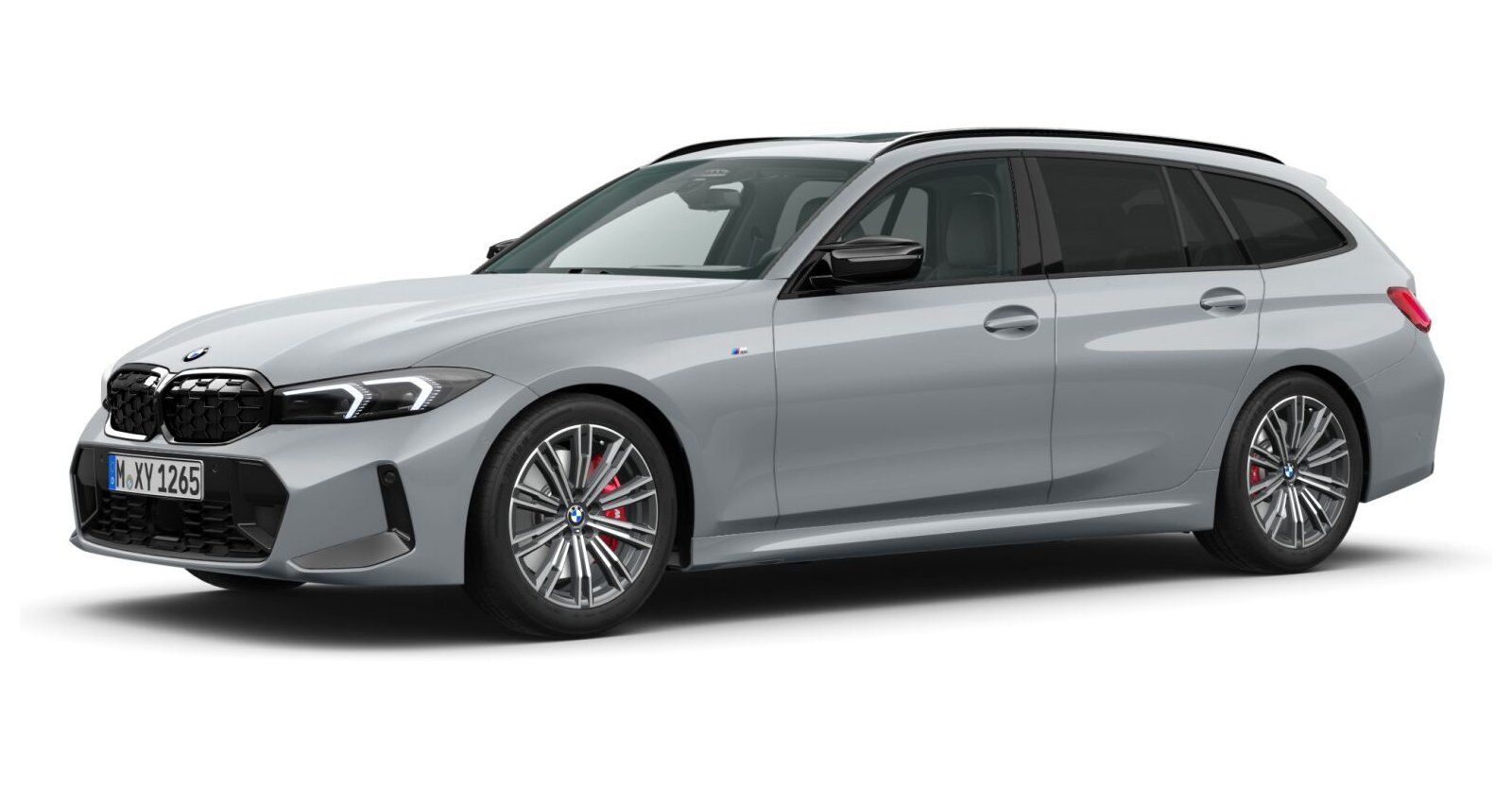 BMW BMW 3er in Grau von vorne BMW BMW 3er in Grau von vorne