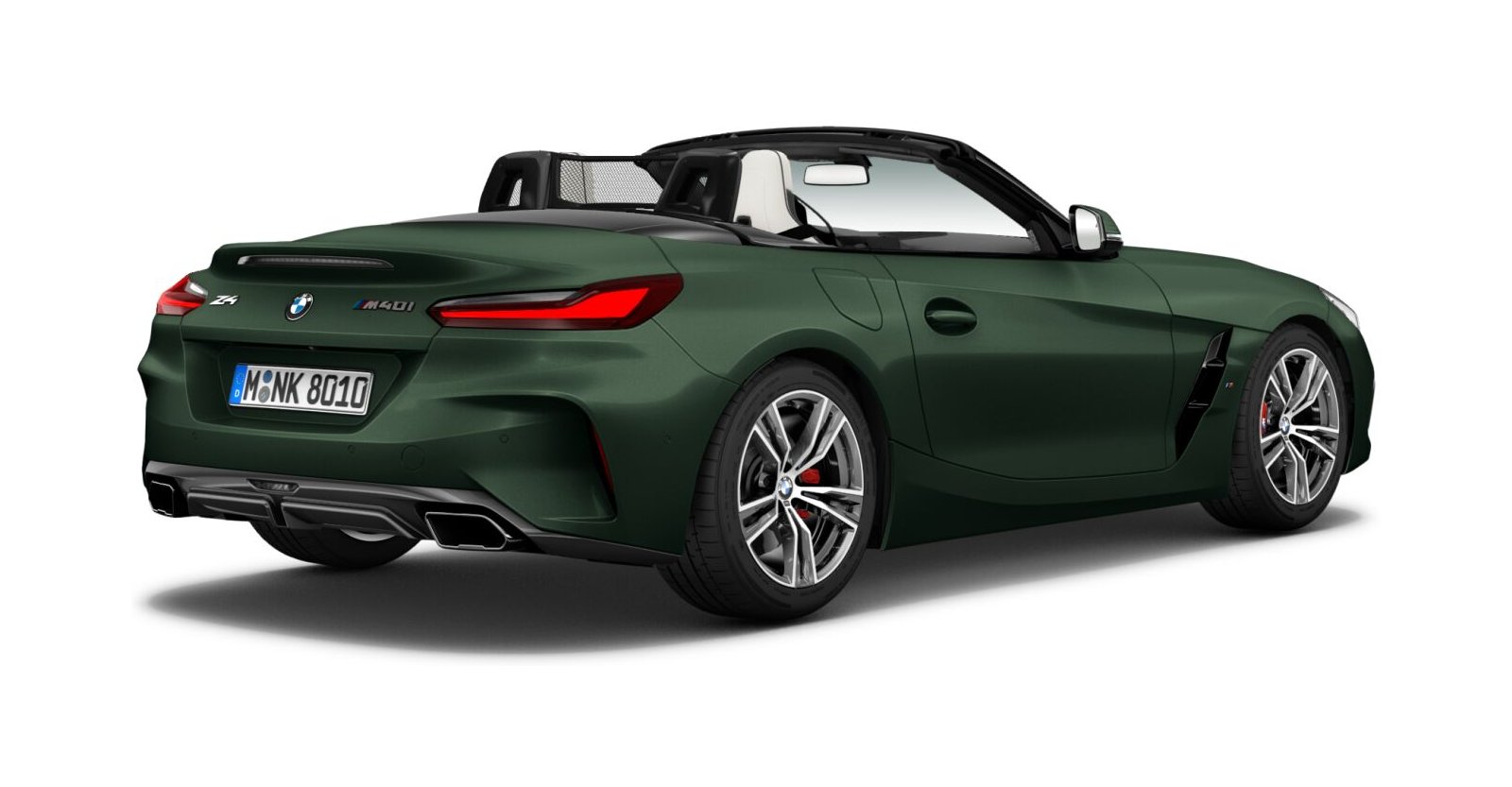 BMW BMW Z in Grün von hinten BMW BMW Z in Grün von hinten