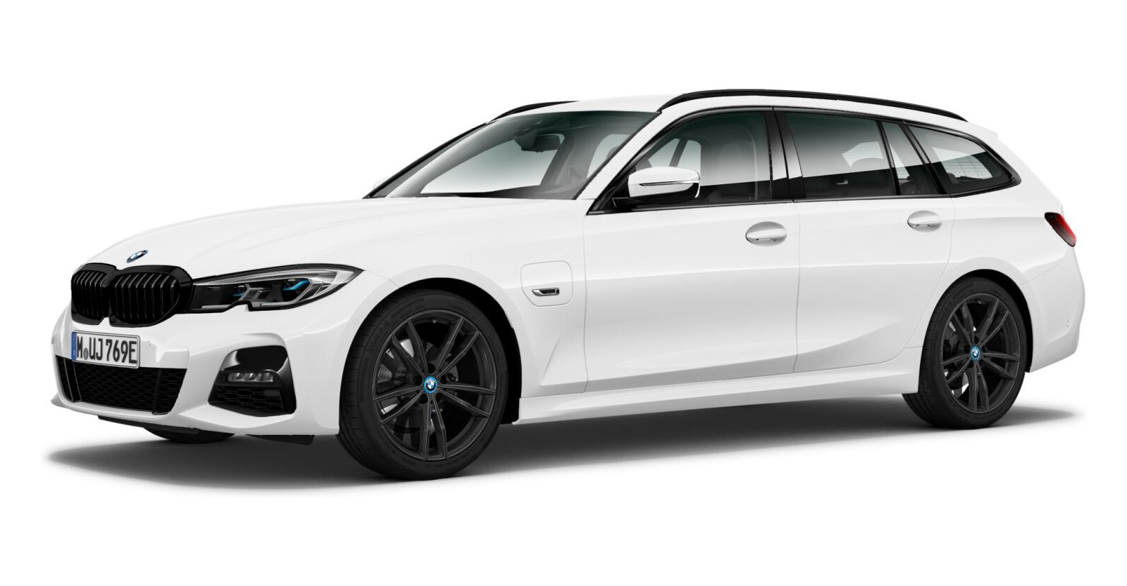 BMW BMW 3er in Weiß von vorne BMW BMW 3er in Weiß von vorne