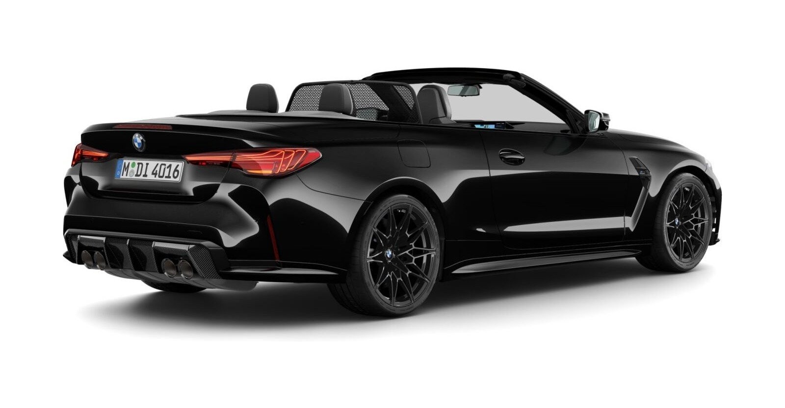 BMW BMW M in Schwarz von hinten BMW BMW M in Schwarz von hinten