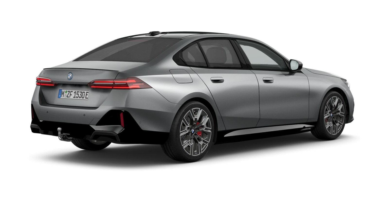 BMW BMW 5er in Grau von hinten BMW BMW 5er in Grau von hinten