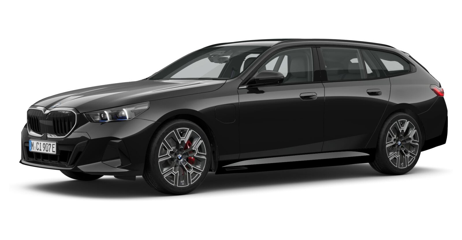 BMW BMW 5er in Schwarz von vorne BMW BMW 5er in Schwarz von vorne