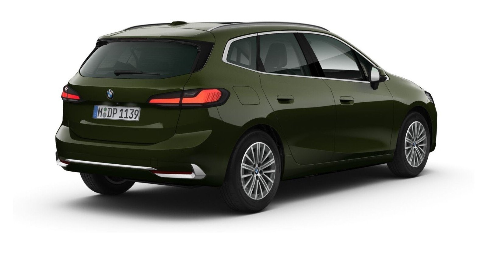 BMW BMW 2er in Grün von hinten BMW BMW 2er in Grün von hinten