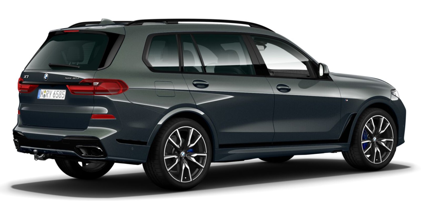 BMW BMW X in Grau von hinten BMW BMW X in Grau von hinten