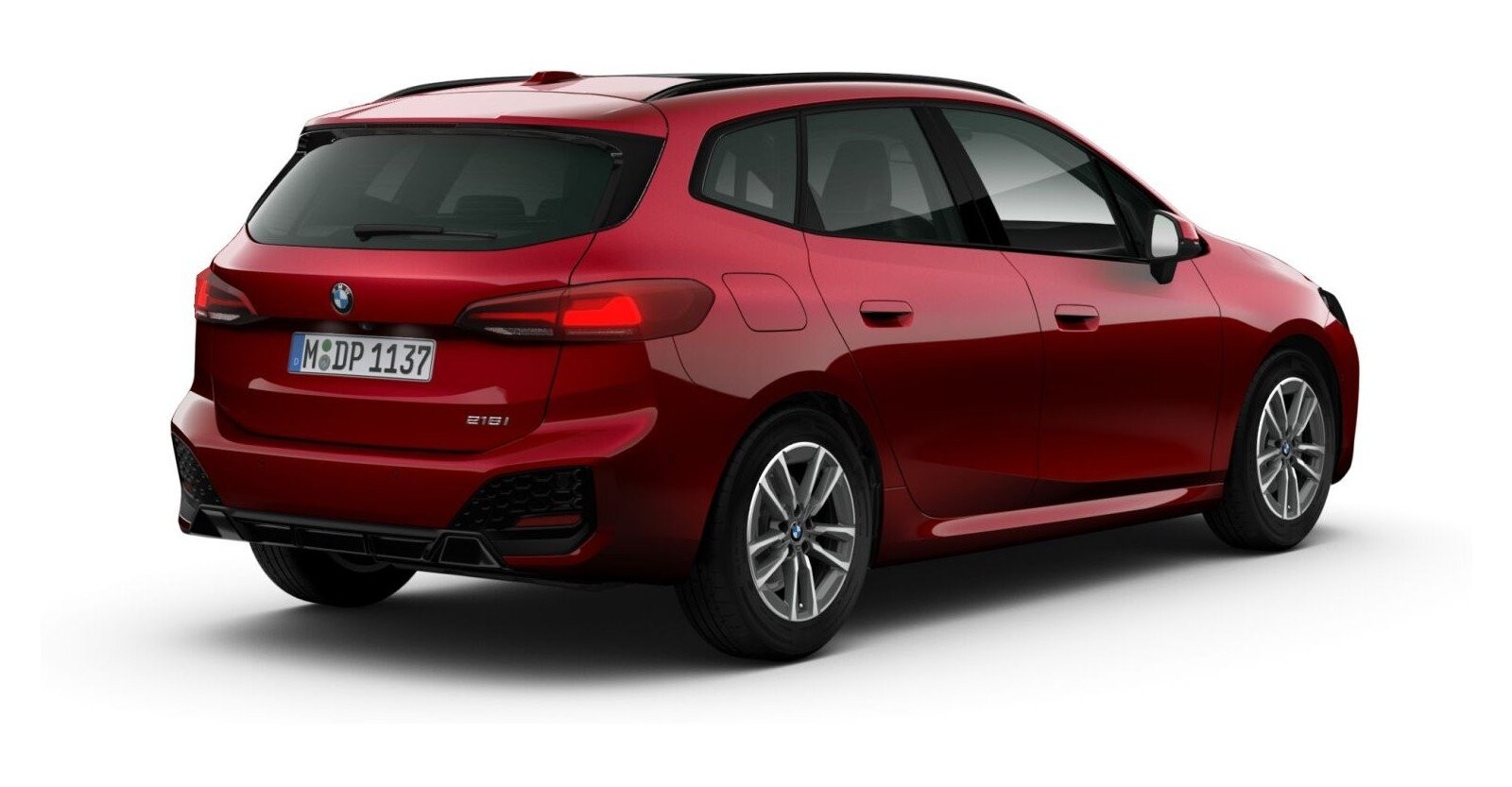 BMW BMW 2er in Rot von hinten BMW BMW 2er in Rot von hinten