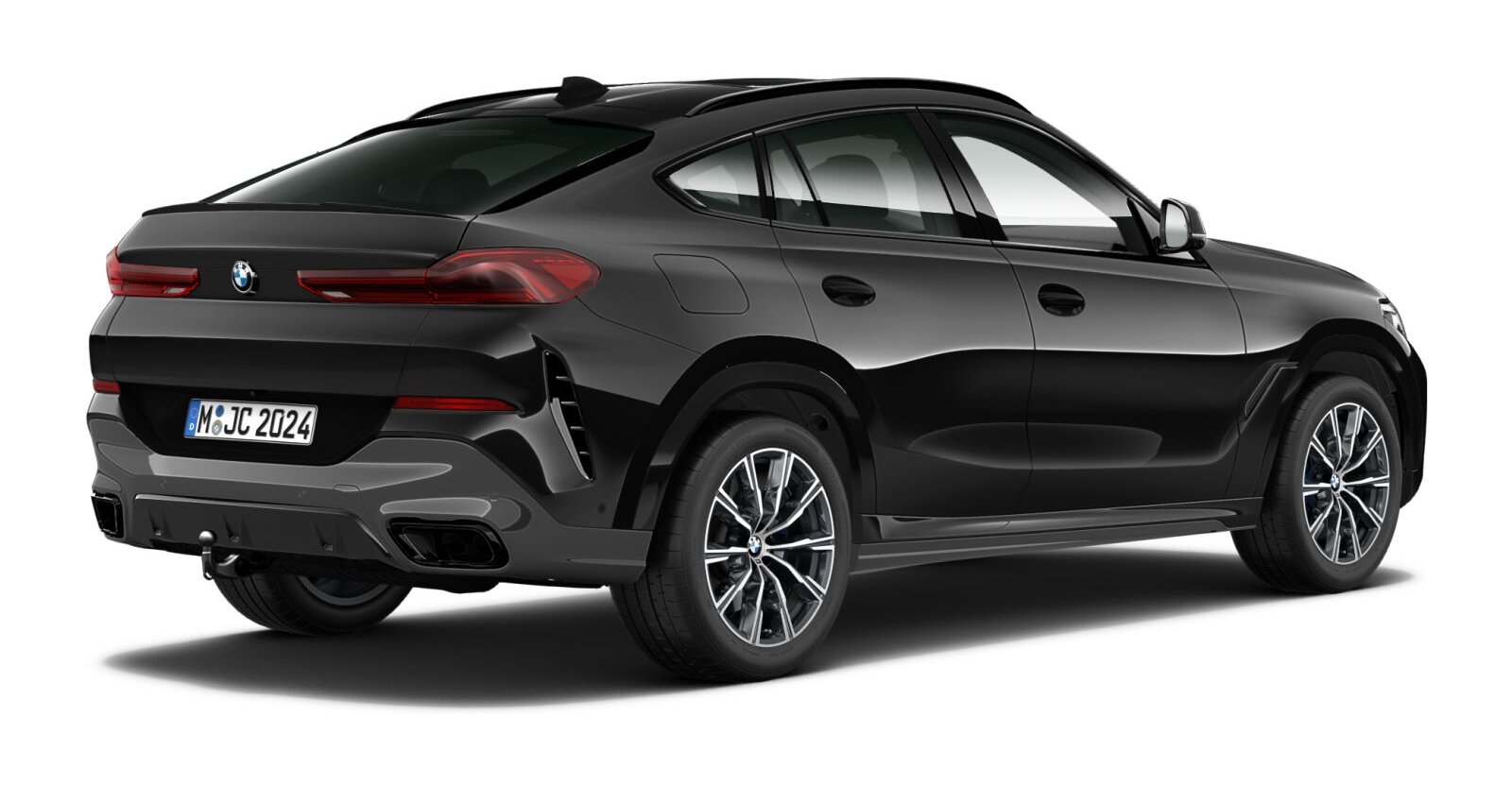 BMW BMW X in Schwarz von hinten BMW BMW X in Schwarz von hinten