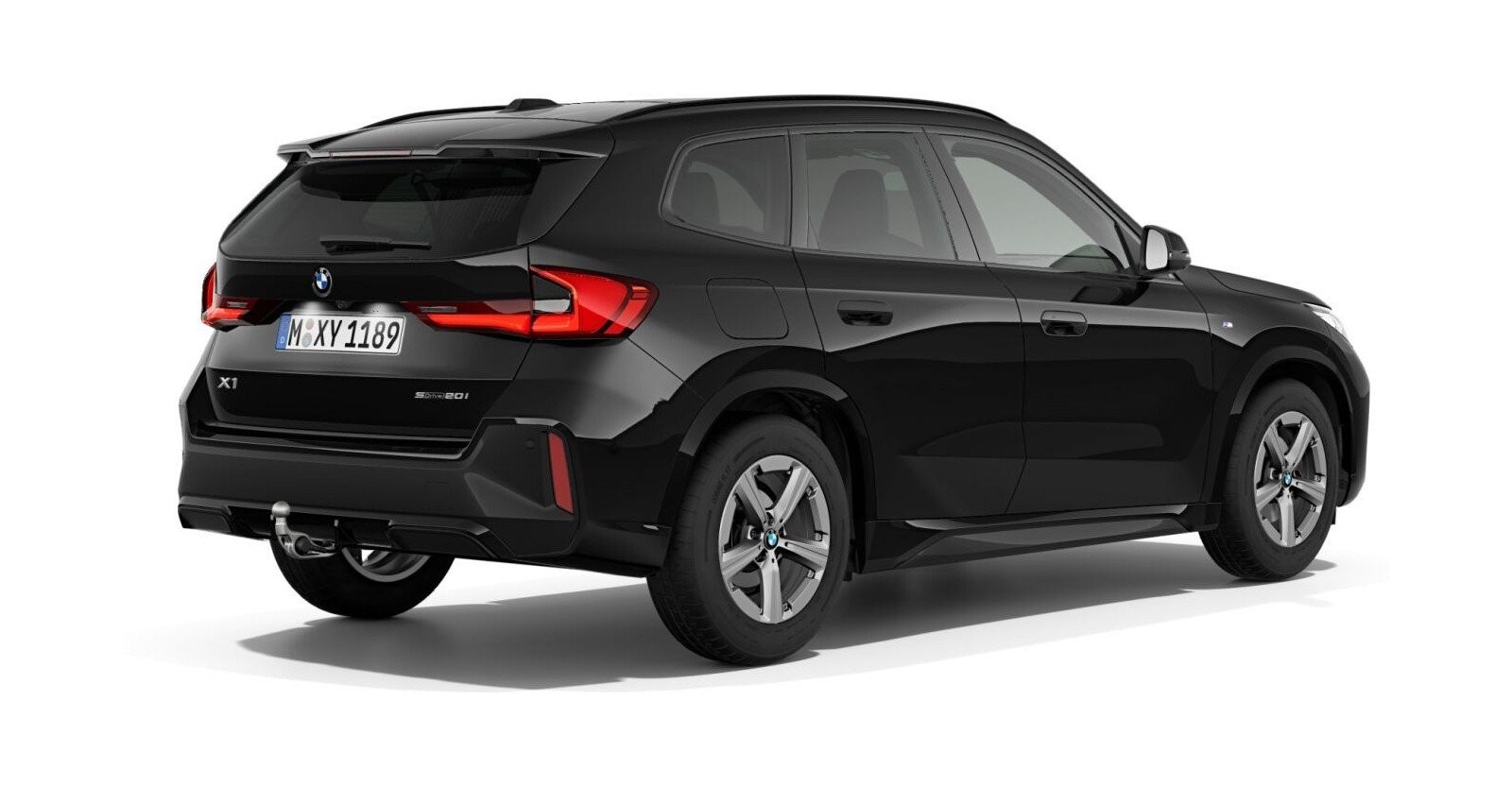 BMW BMW X in Schwarz von hinten BMW BMW X in Schwarz von hinten