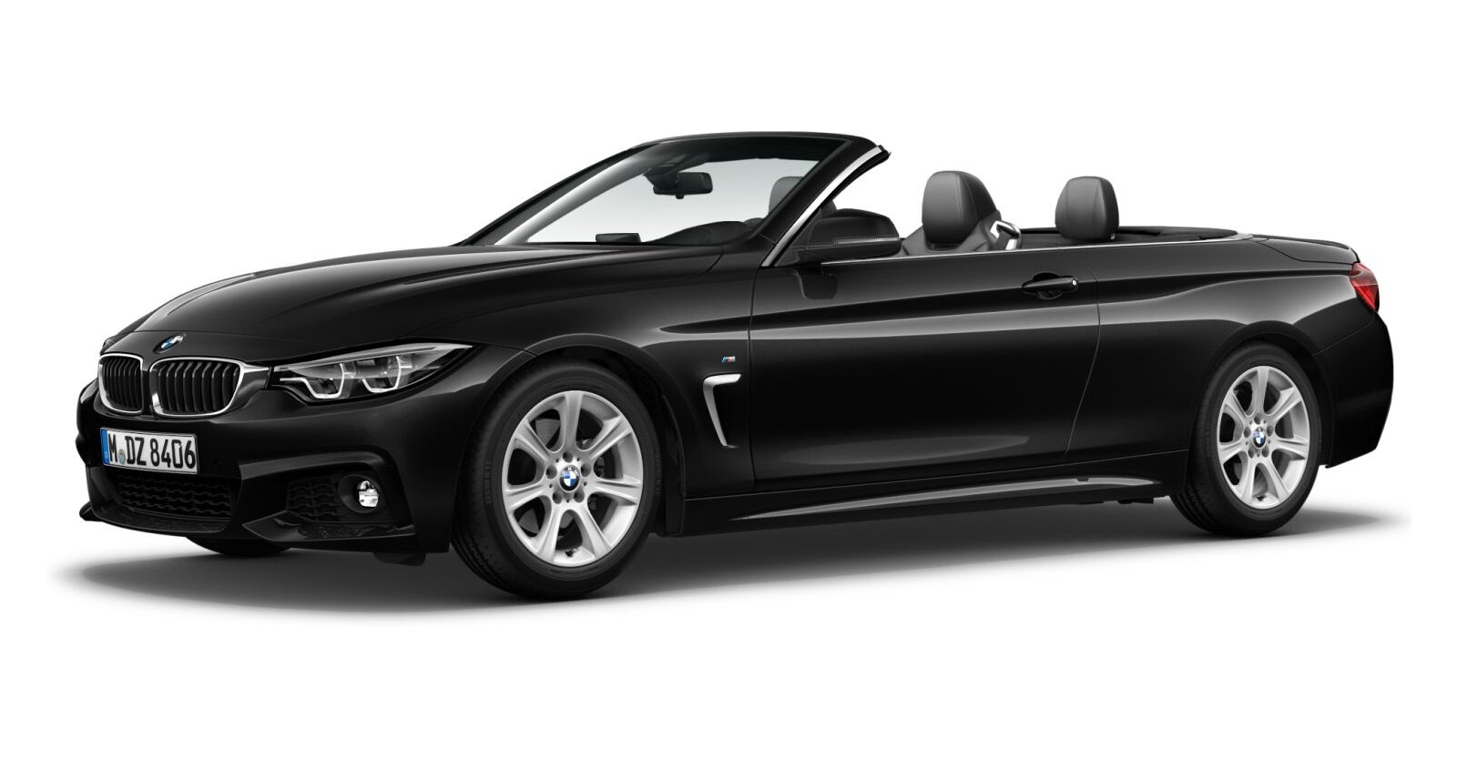 BMW BMW 4er in Schwarz von vorne BMW BMW 4er in Schwarz von vorne