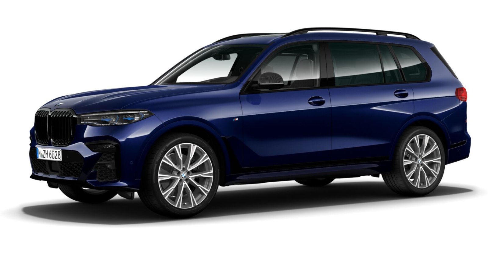 BMW BMW X in Blau von vorne BMW BMW X in Blau von vorne