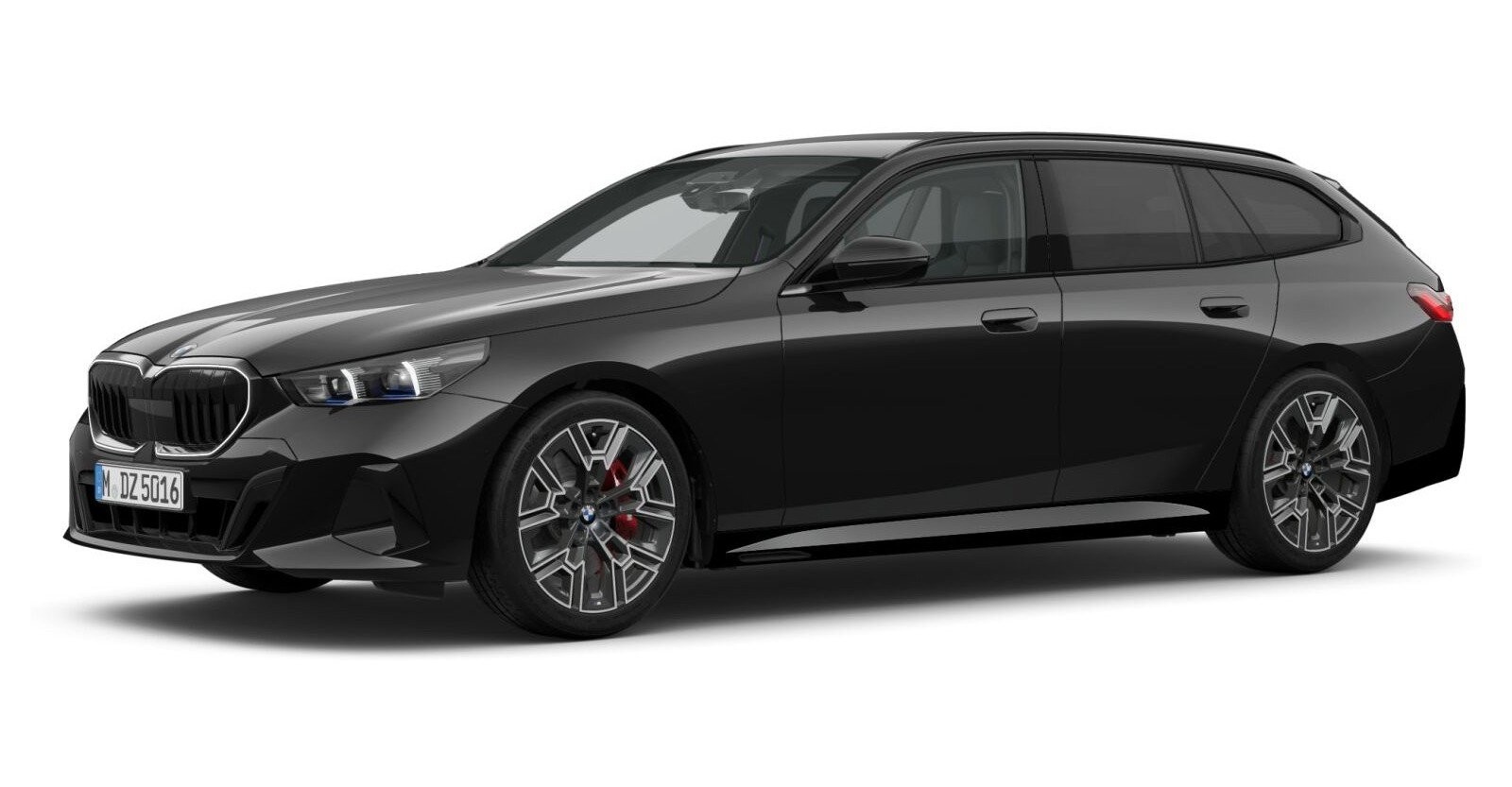 BMW BMW 5er in Schwarz von vorne BMW BMW 5er in Schwarz von vorne