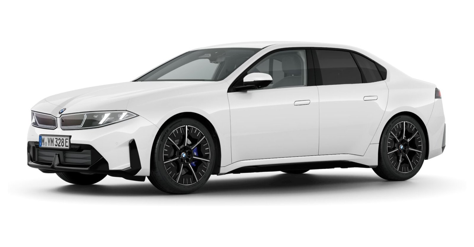 BMW i3 50 xDrive in Weiß von vorne