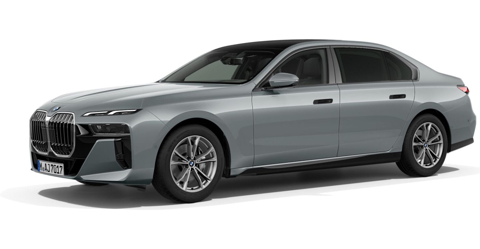 BMW BMW 7er in Grau von vorne BMW BMW 7er in Grau von vorne