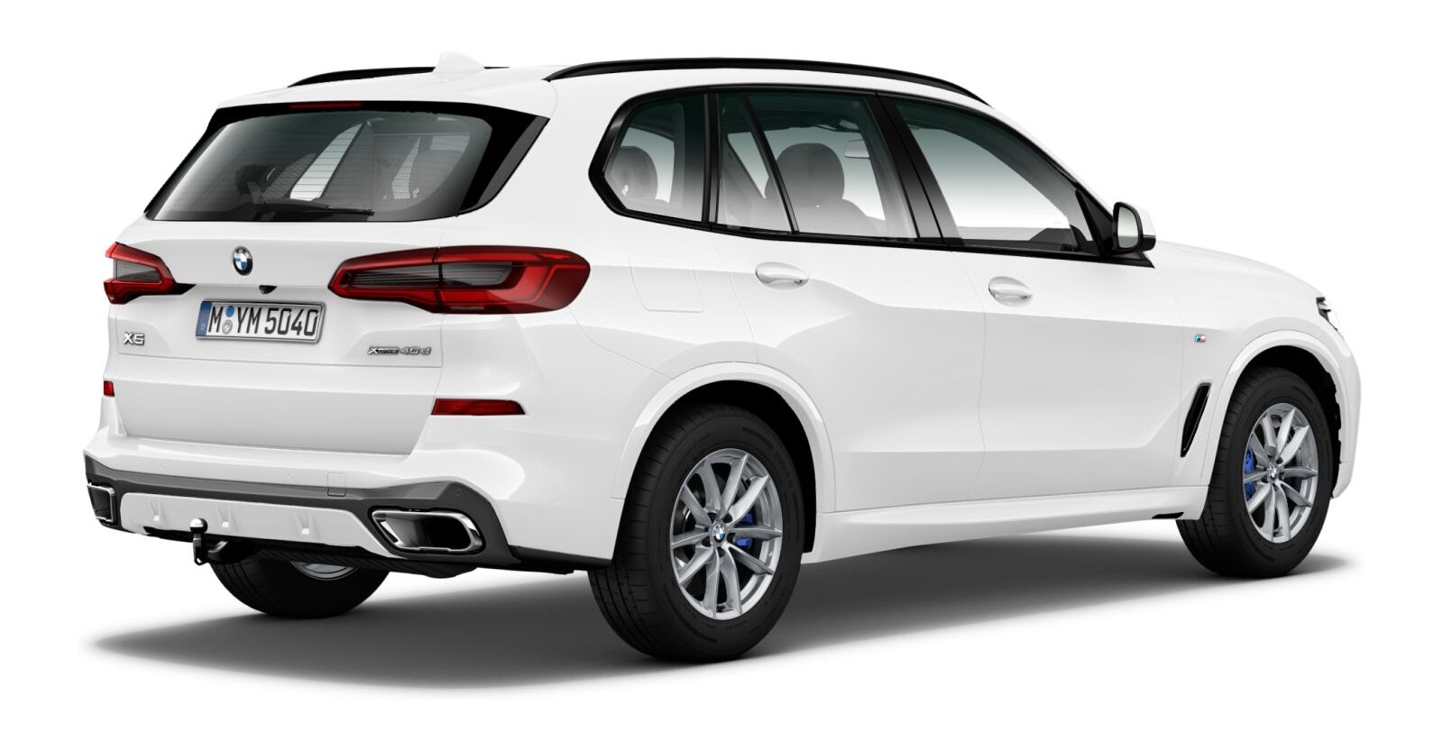 BMW BMW X in Weiß von hinten BMW BMW X in Weiß von hinten