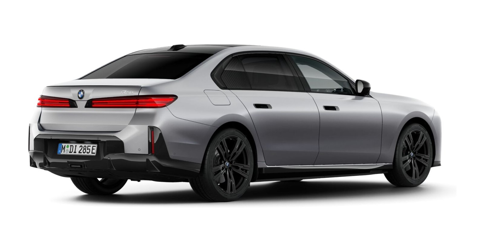BMW BMW I in Silber von hinten