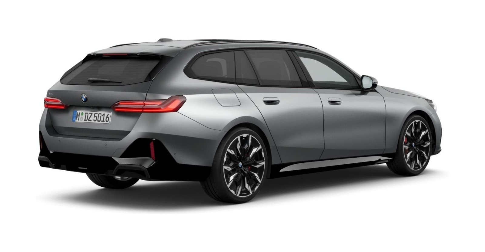 BMW BMW 5er in Grau von hinten BMW BMW 5er in Grau von hinten