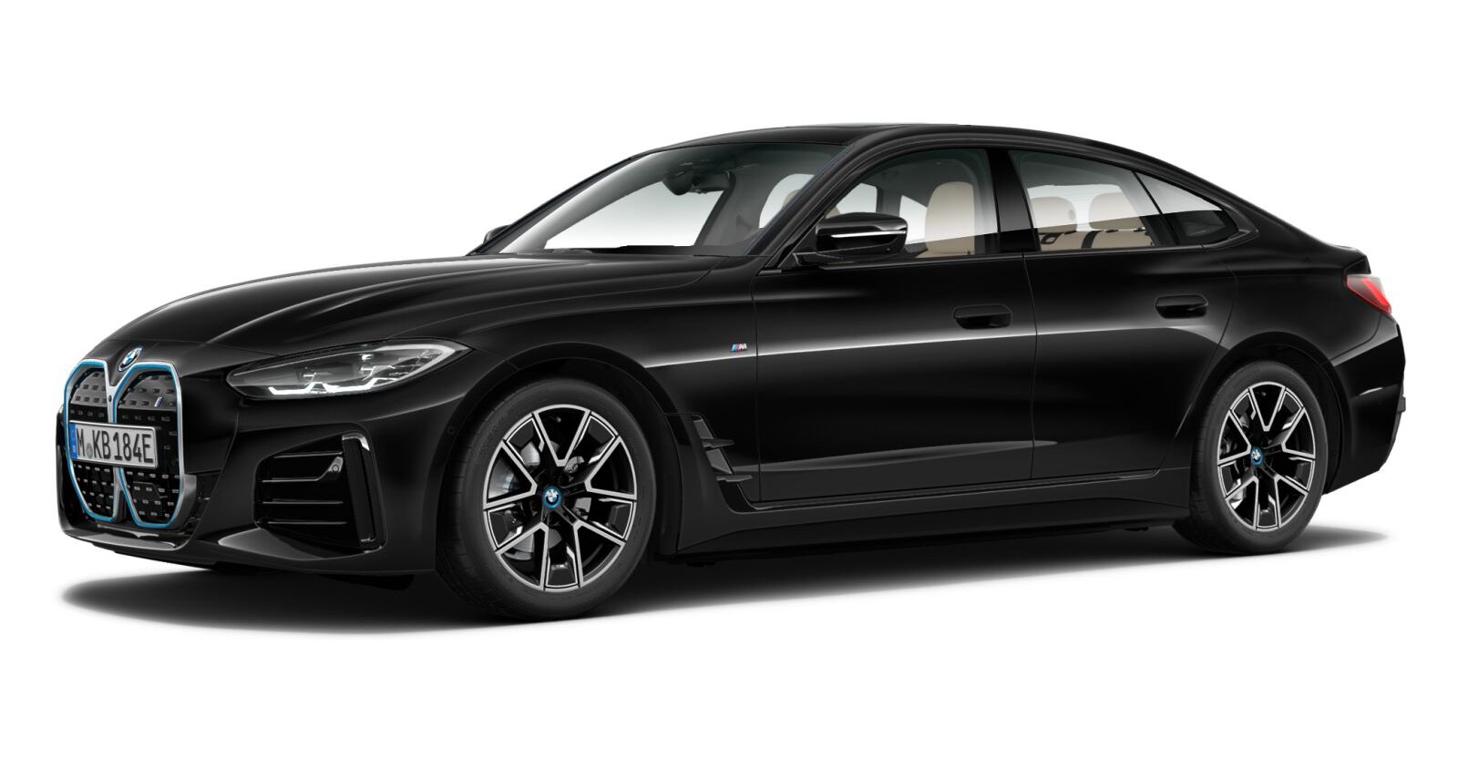 BMW BMW I in Schwarz von vorne BMW BMW I in Schwarz von vorne