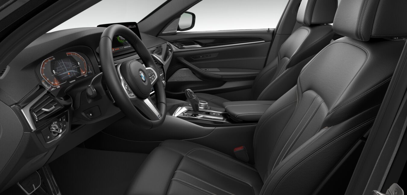 BMW BMW 5er im Innenraum seitlich BMW BMW 5er im Innenraum seitlich