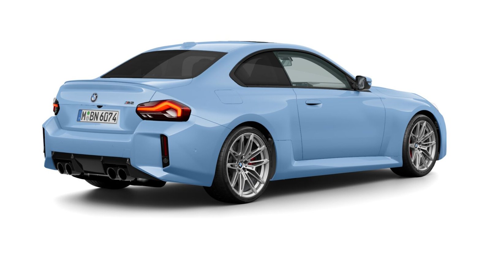 BMW BMW M in Blau von hinten BMW BMW M in Blau von hinten