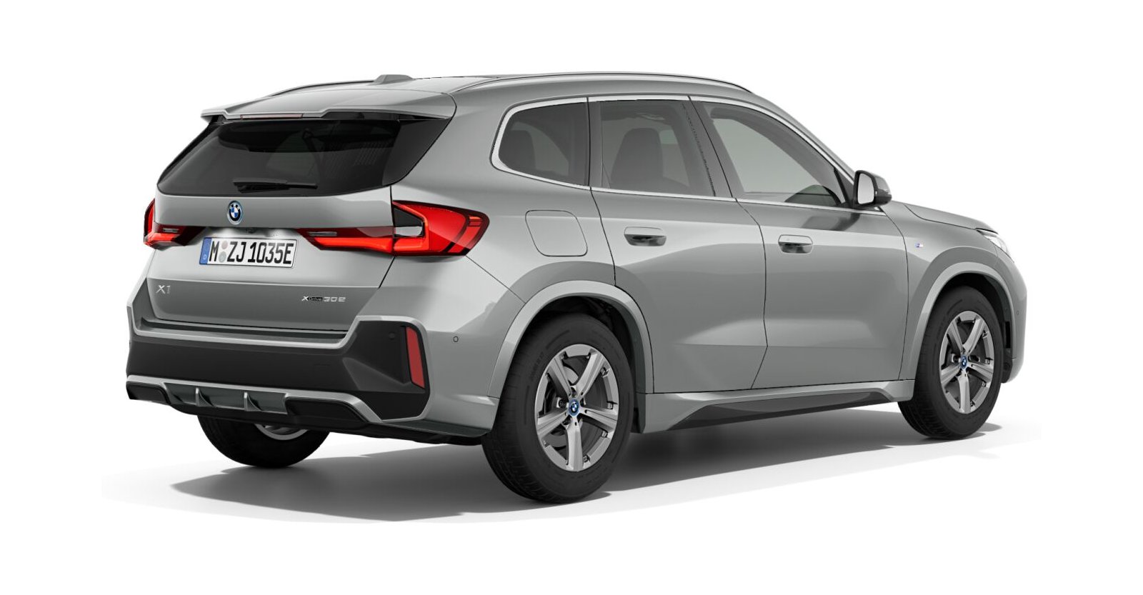 BMW BMW X in Grau von hinten BMW BMW X in Grau von hinten