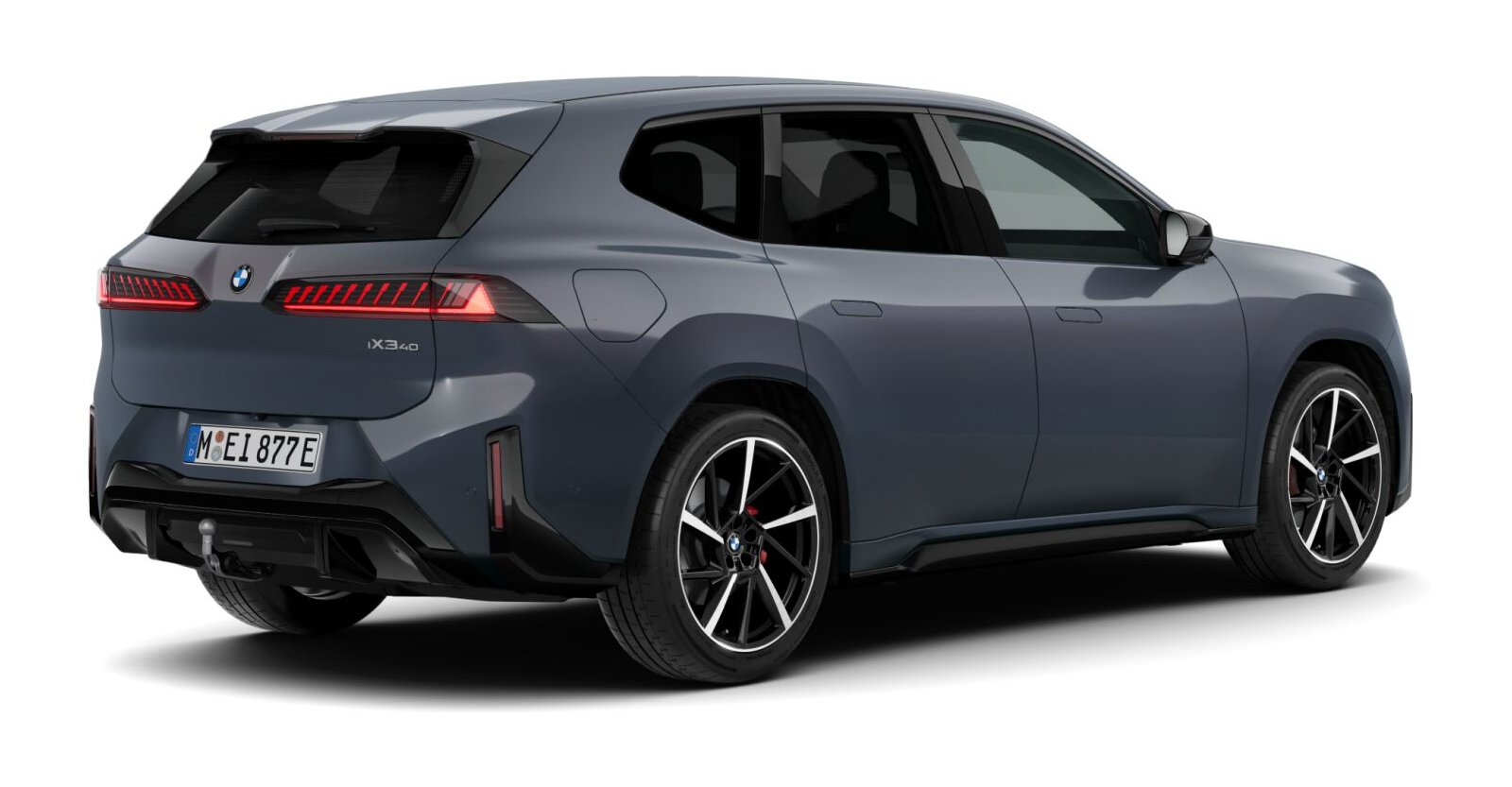 BMW BMW I in Grau von hinten BMW BMW I in Grau von hinten