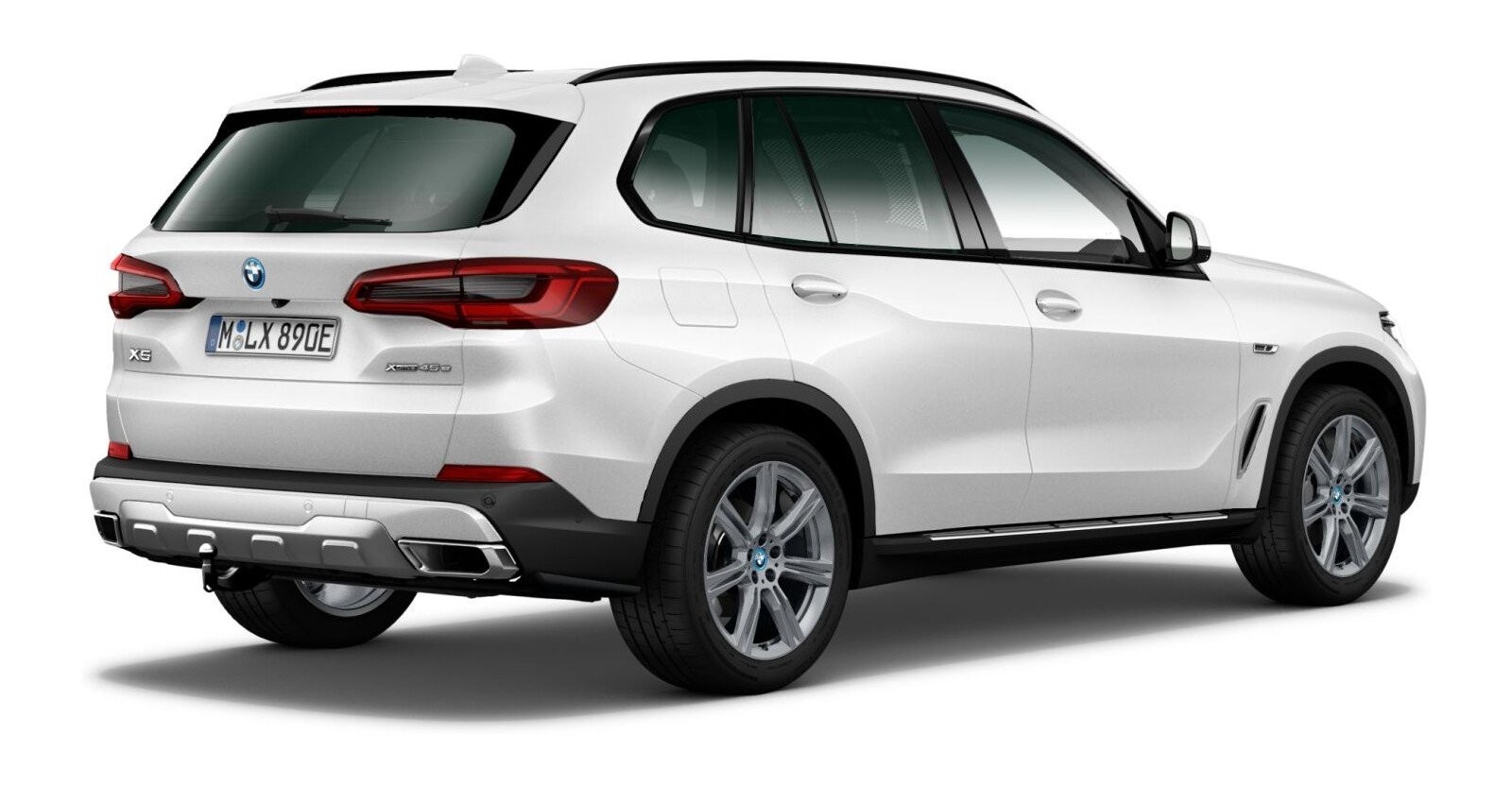 BMW BMW X in Weiß von hinten BMW BMW X in Weiß von hinten