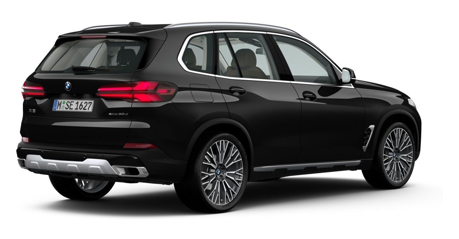BMW BMW X in Schwarz von hinten BMW BMW X in Schwarz von hinten