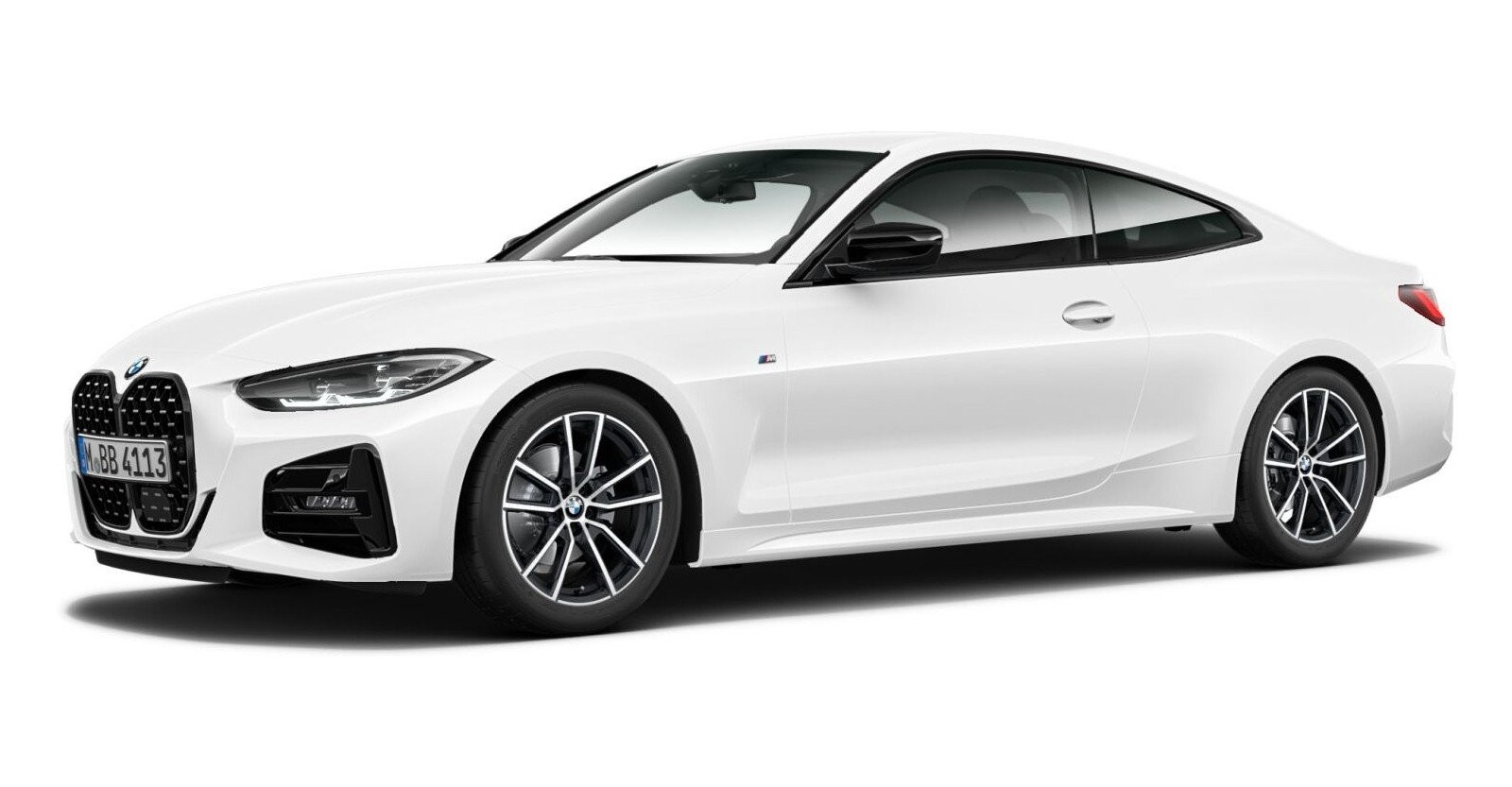 BMW BMW 4er in Weiß von vorne BMW BMW 4er in Weiß von vorne