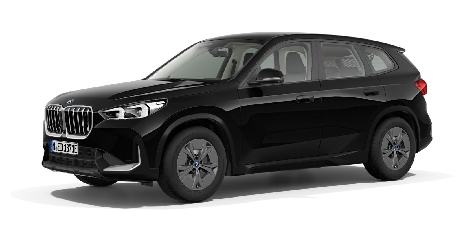 BMW BMW I in Schwarz von vorne BMW BMW I in Schwarz von vorne