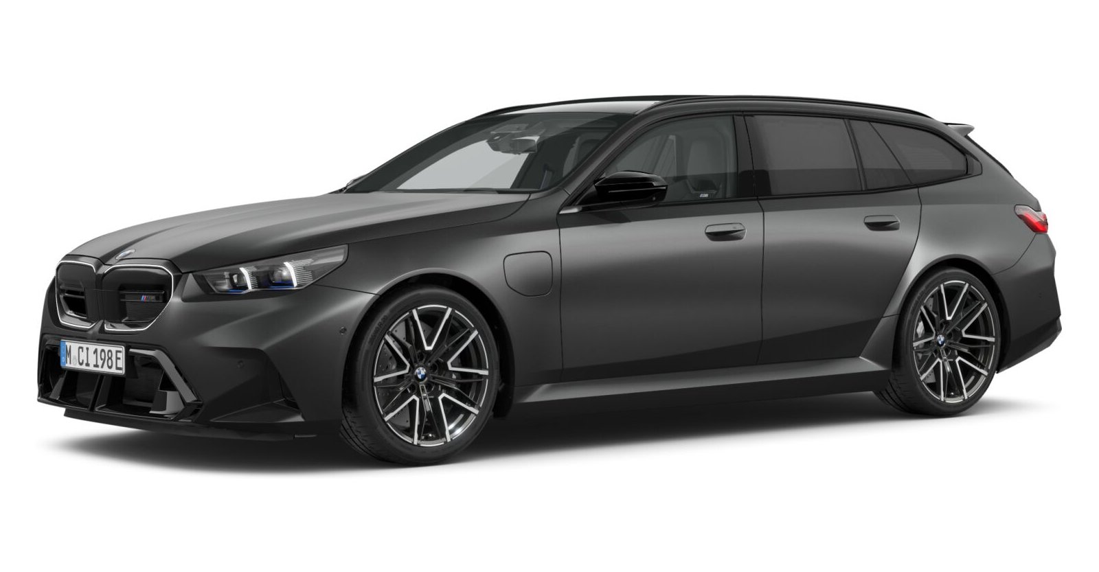 BMW M5 Touring in Grau von vorne