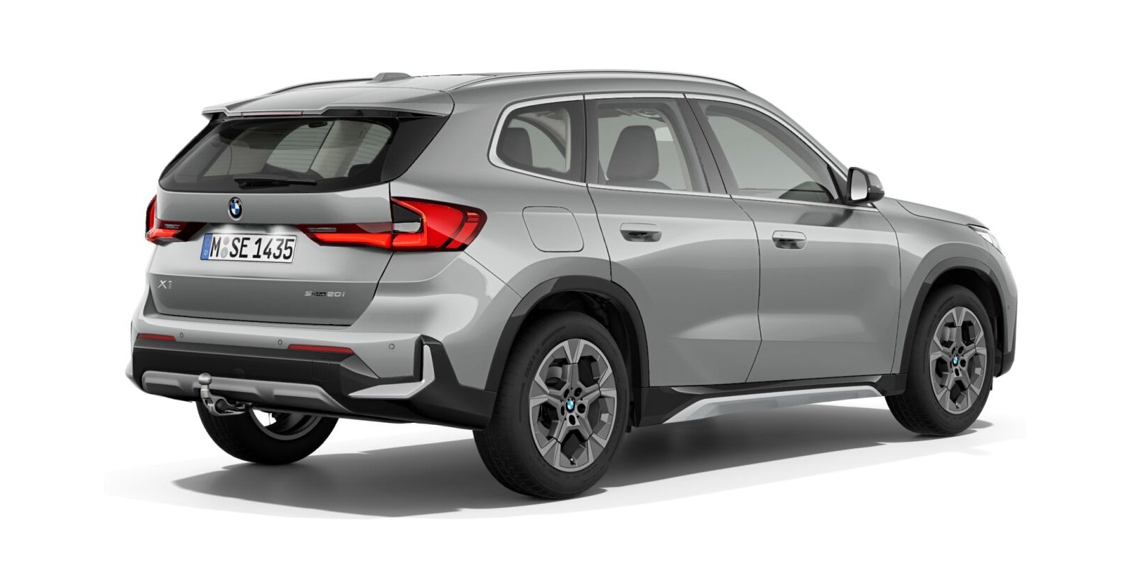 BMW BMW X in Grau von hinten BMW BMW X in Grau von hinten