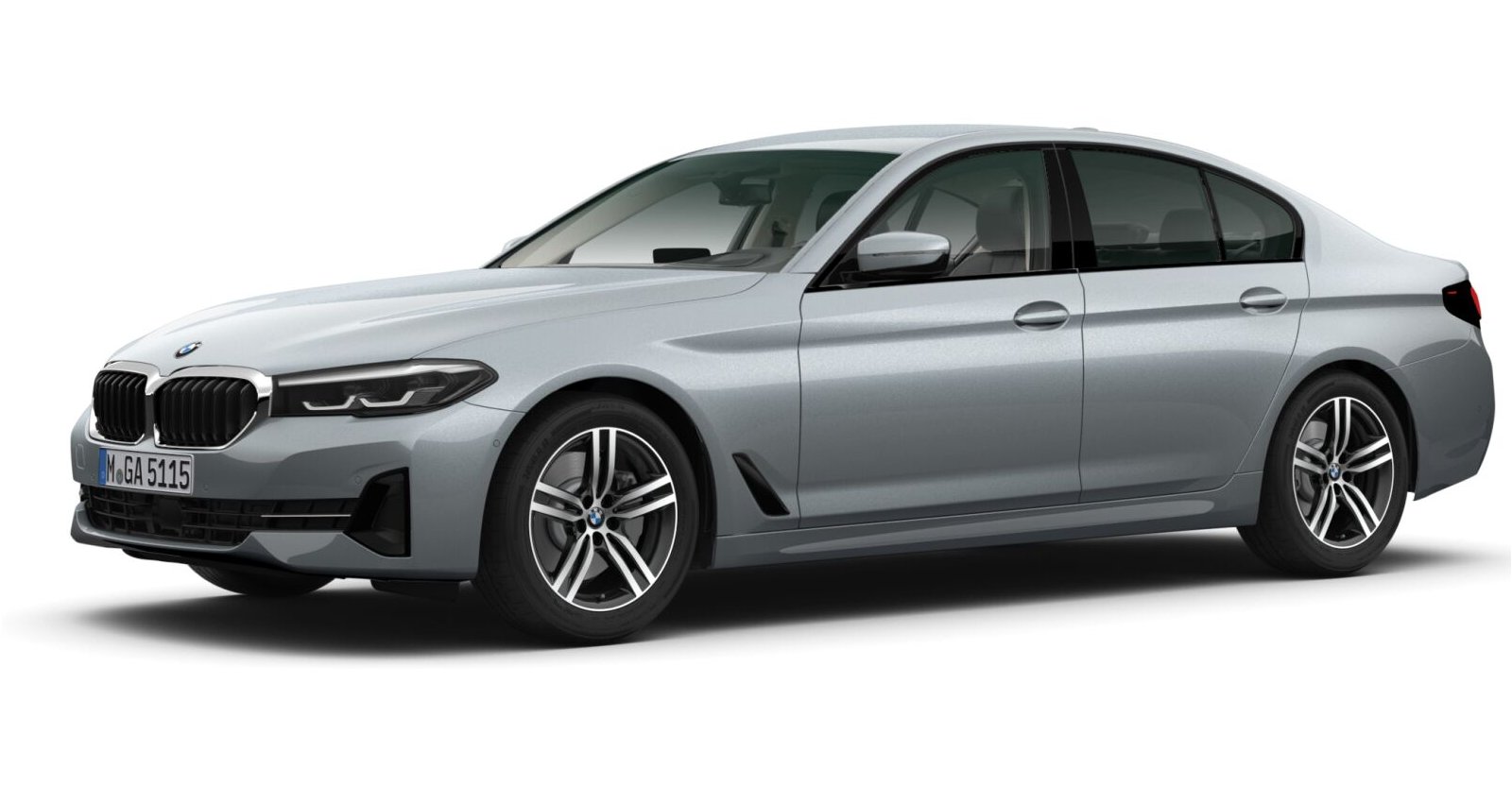 BMW BMW 5er in Grau von vorne BMW BMW 5er in Grau von vorne