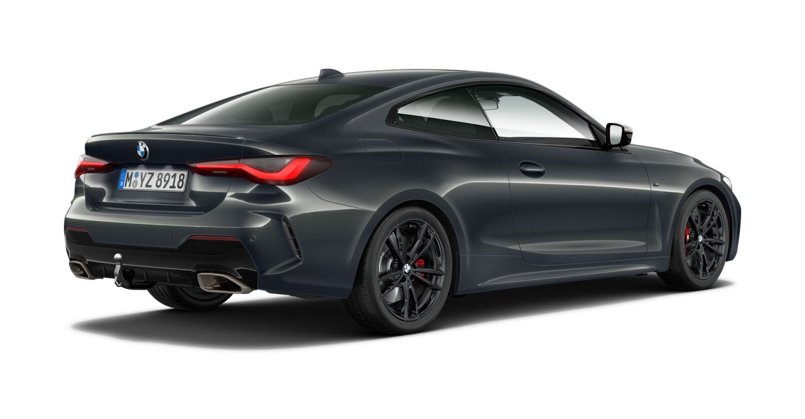 BMW BMW 4er in Grau von hinten BMW BMW 4er in Grau von hinten