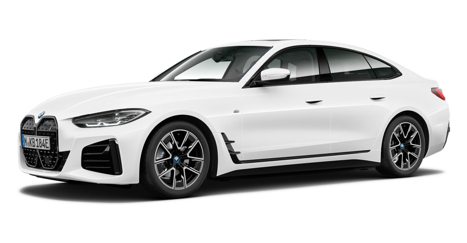 BMW BMW I in Weiß von vorne BMW BMW I in Weiß von vorne