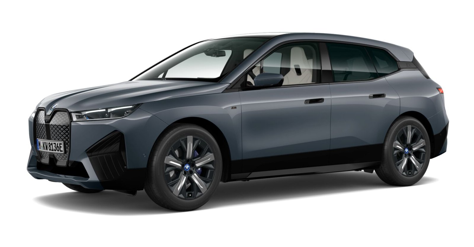 BMW BMW I in Grau von vorne BMW BMW I in Grau von vorne
