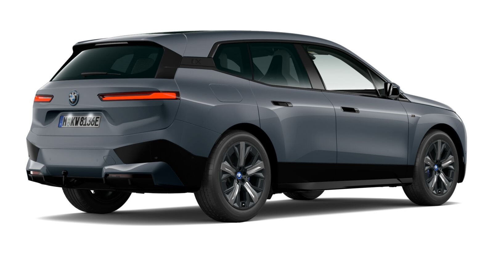 BMW BMW I in Grau von hinten BMW BMW I in Grau von hinten