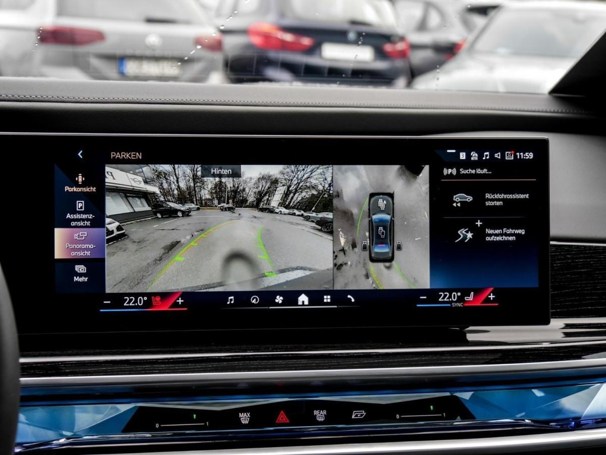 BMW 740d xDrive Limousine im Innenraum