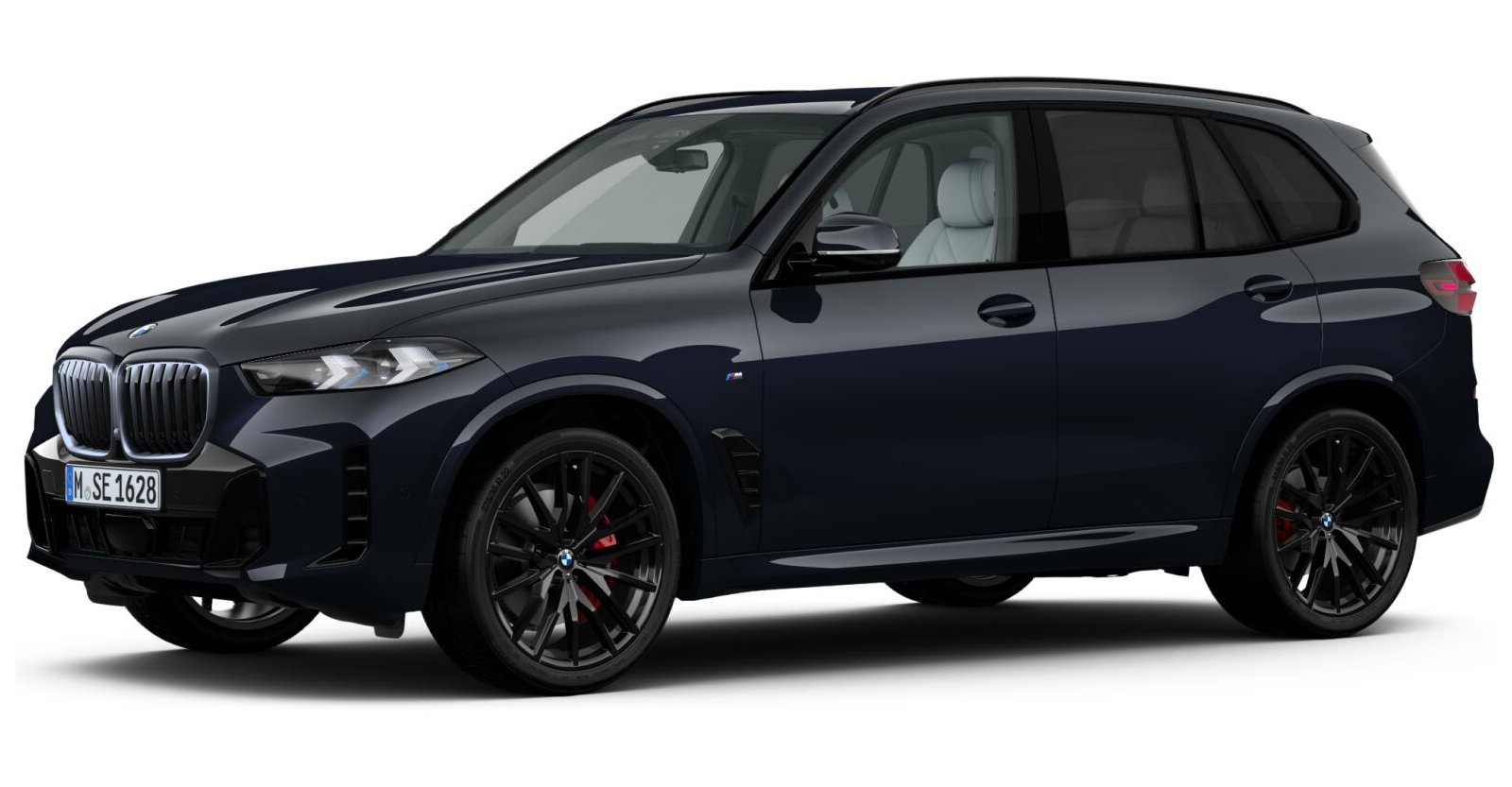 BMW X5 xDrive30d in Schwarz von vorne BMW X5 xDrive30d in Schwarz von vorne
