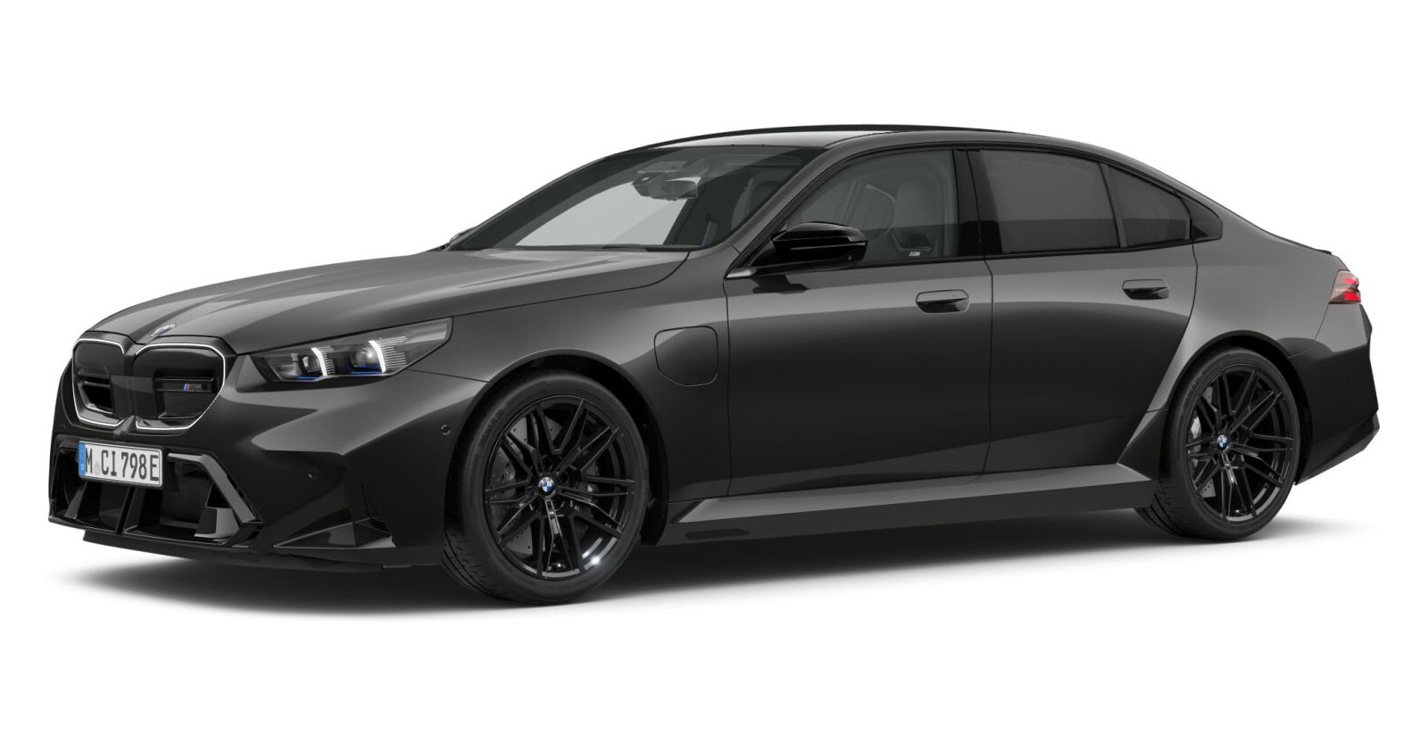 BMW M5 Limousine in Grau von vorne BMW M5 Limousine in Grau von vorne