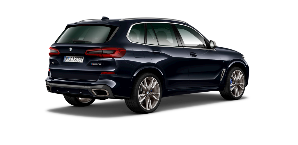BMW BMW X in Schwarz von hinten BMW BMW X in Schwarz von hinten